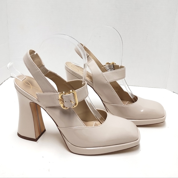 Sam Edelman Shoes - Sam Edelman women's Jildie slingback shoes Size:9.5 cream